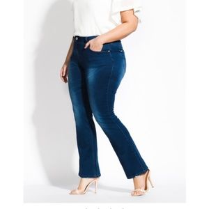 City Chic Harley Bootleg Jeans - size 24 NWT